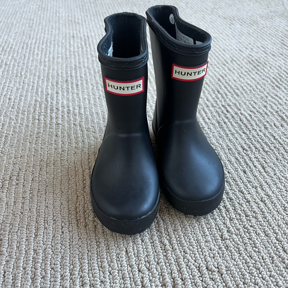 Hunter Black Rain & Snow Boots Waterproof Rubber
